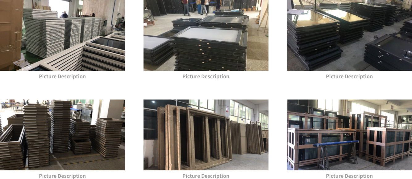 Aluminium single hung window(AL70)
