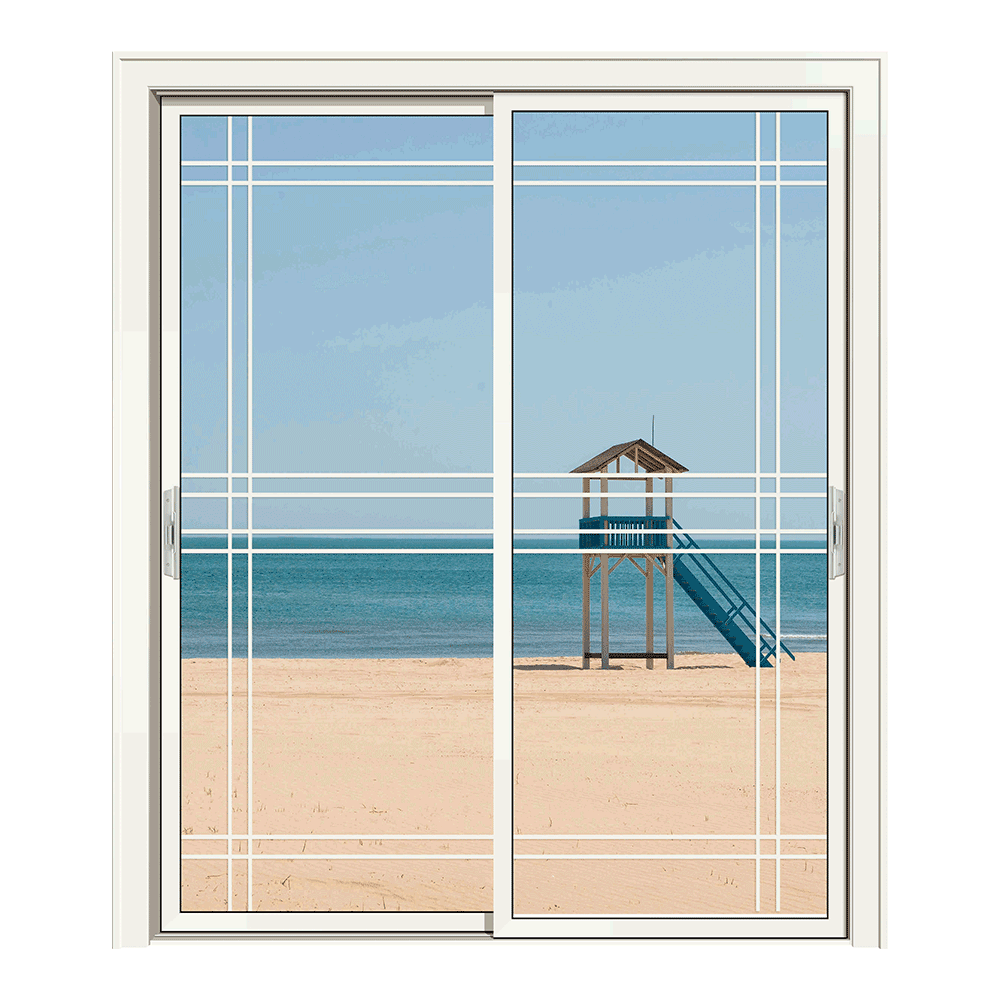 Interior aliminium slimest system sliding door