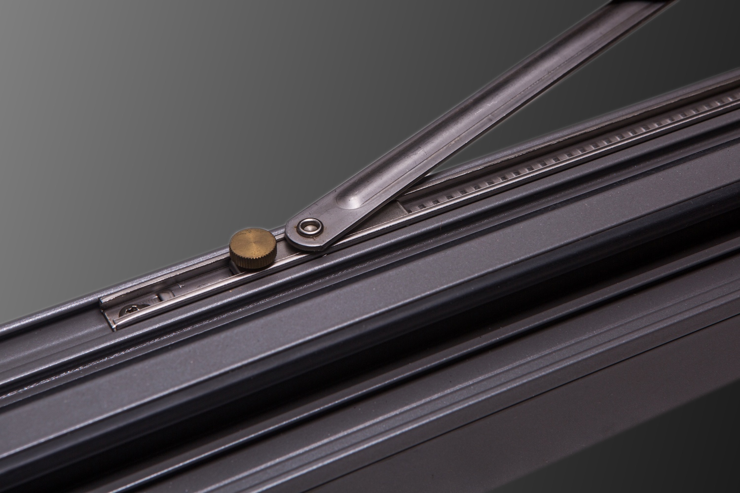 Aluminium thermal break casement window with screen（AL96）