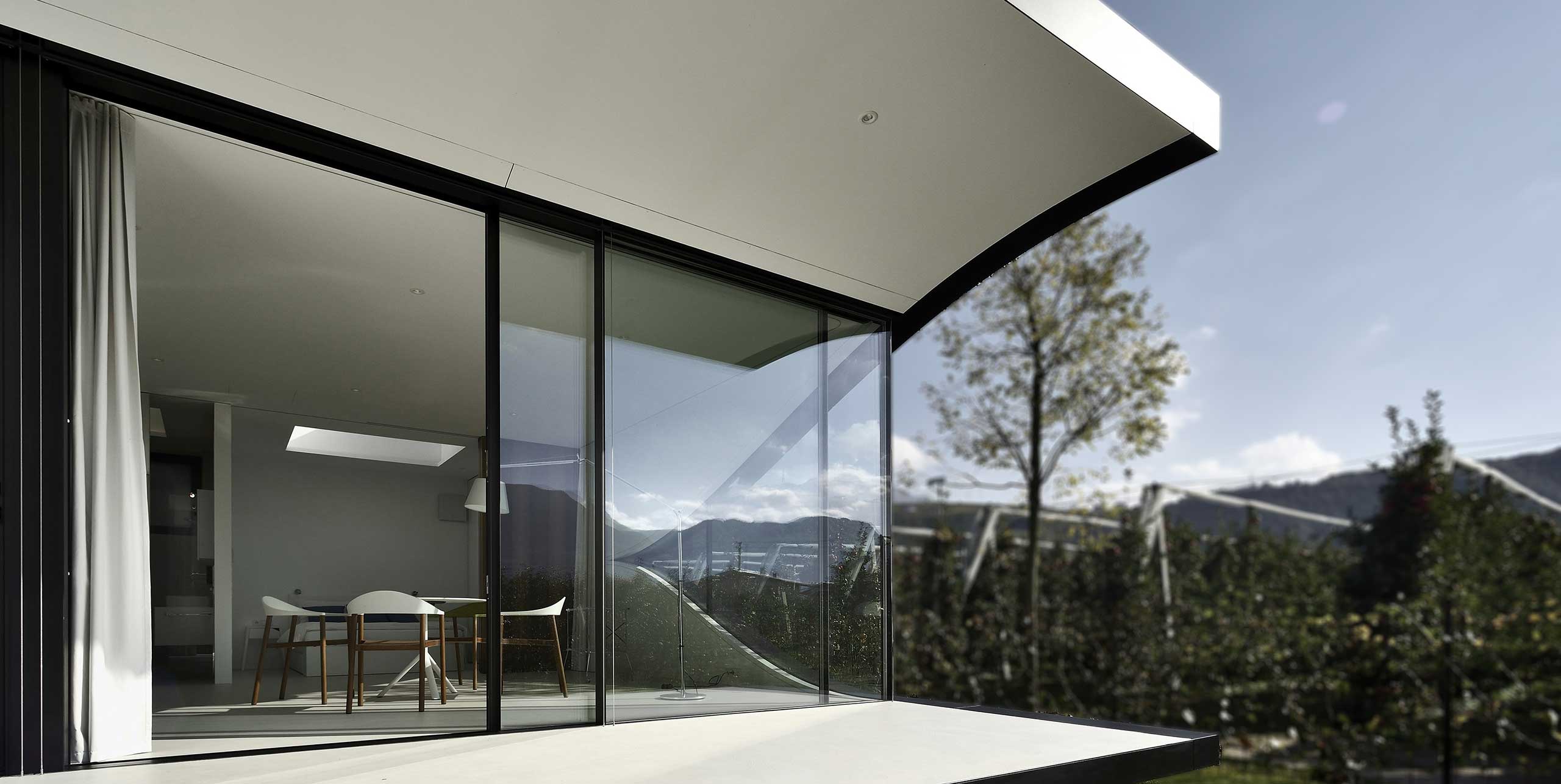 Aluminium slim sliding door(AL98)