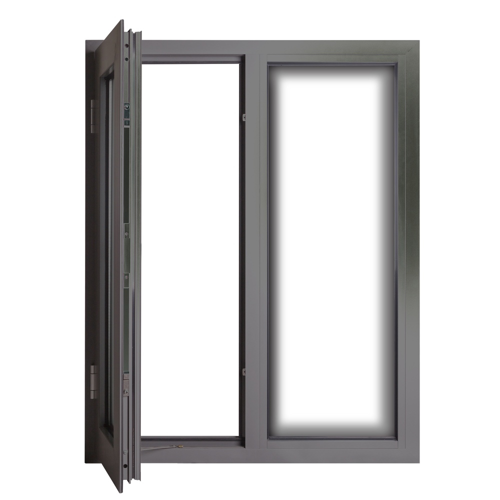 Aluminium thermal break casement window with screen（AL90）