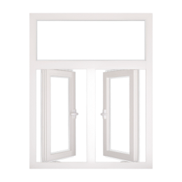 Aluminium casement window（AL55）