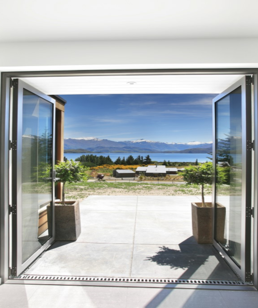 Aluminium casement door(AL55)