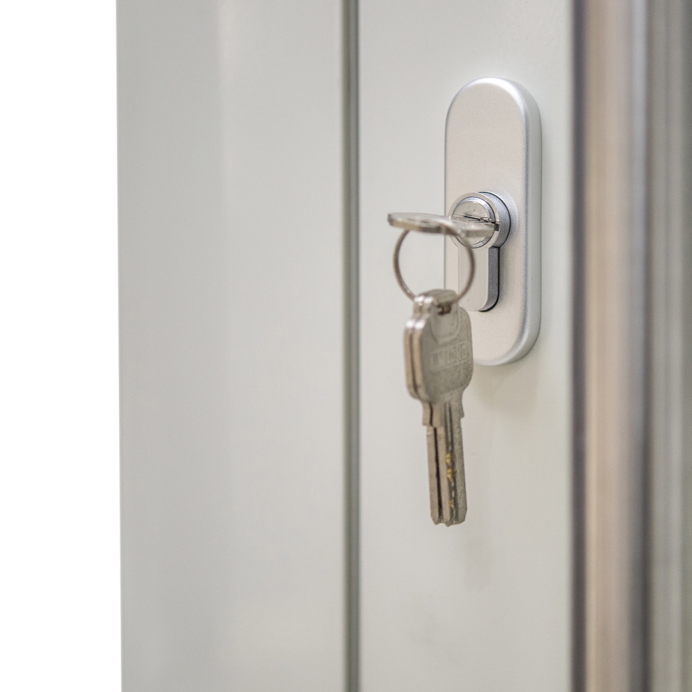 Frame or frameless spring glass door