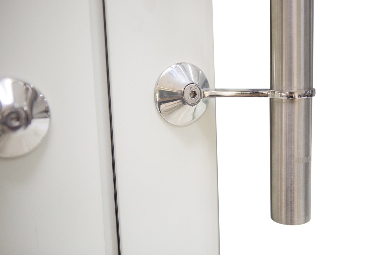 Frame or frameless spring glass door