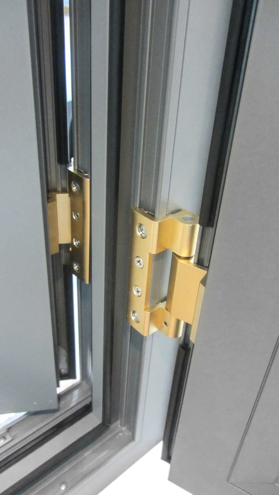 Aluminium thermal break casement window with screen（AL96）