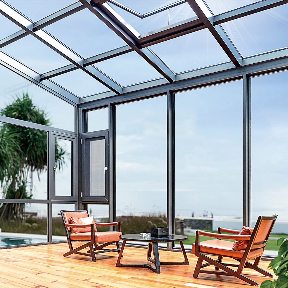 100 sereies aluminium frame sunroom