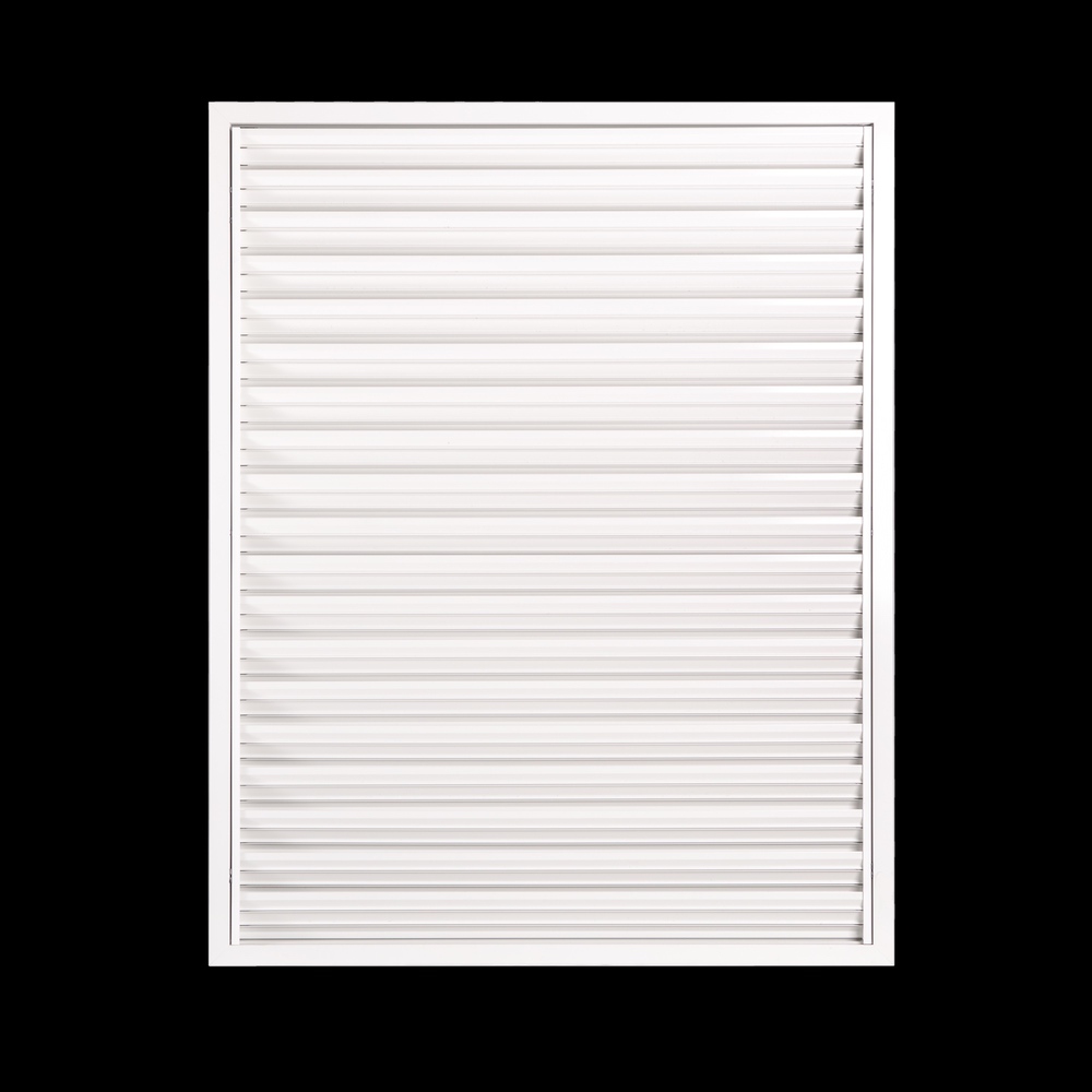 Aluminum fixed shade louver