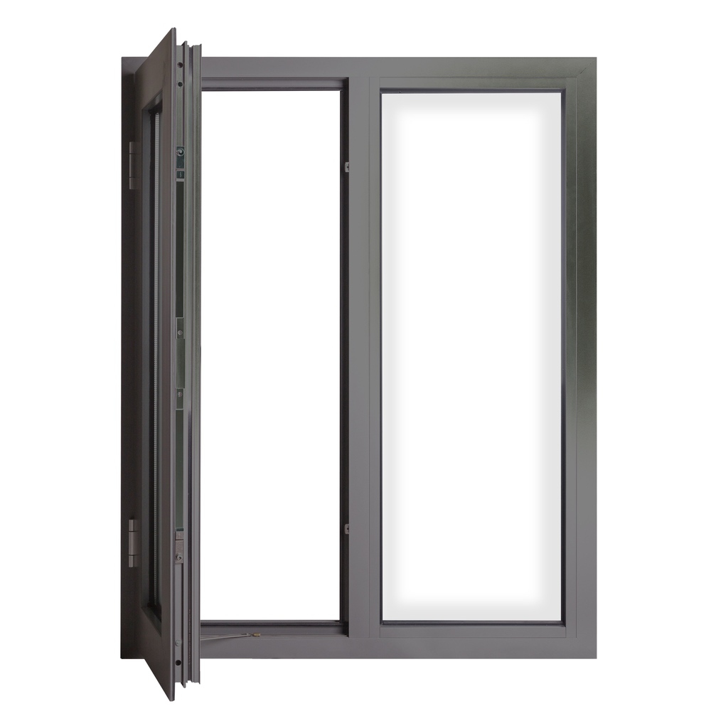 Aluminium thermal break casement window with screen（AL90）