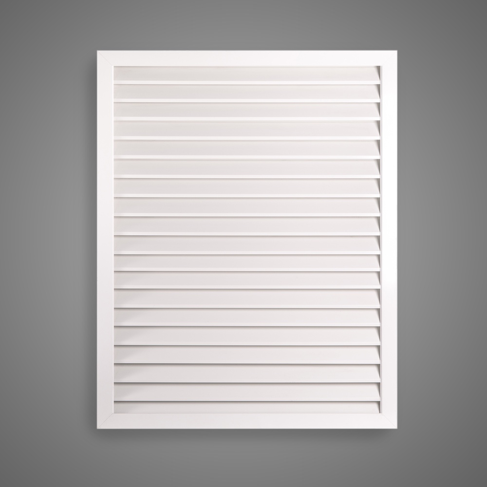 Aluminum fixed shade louver