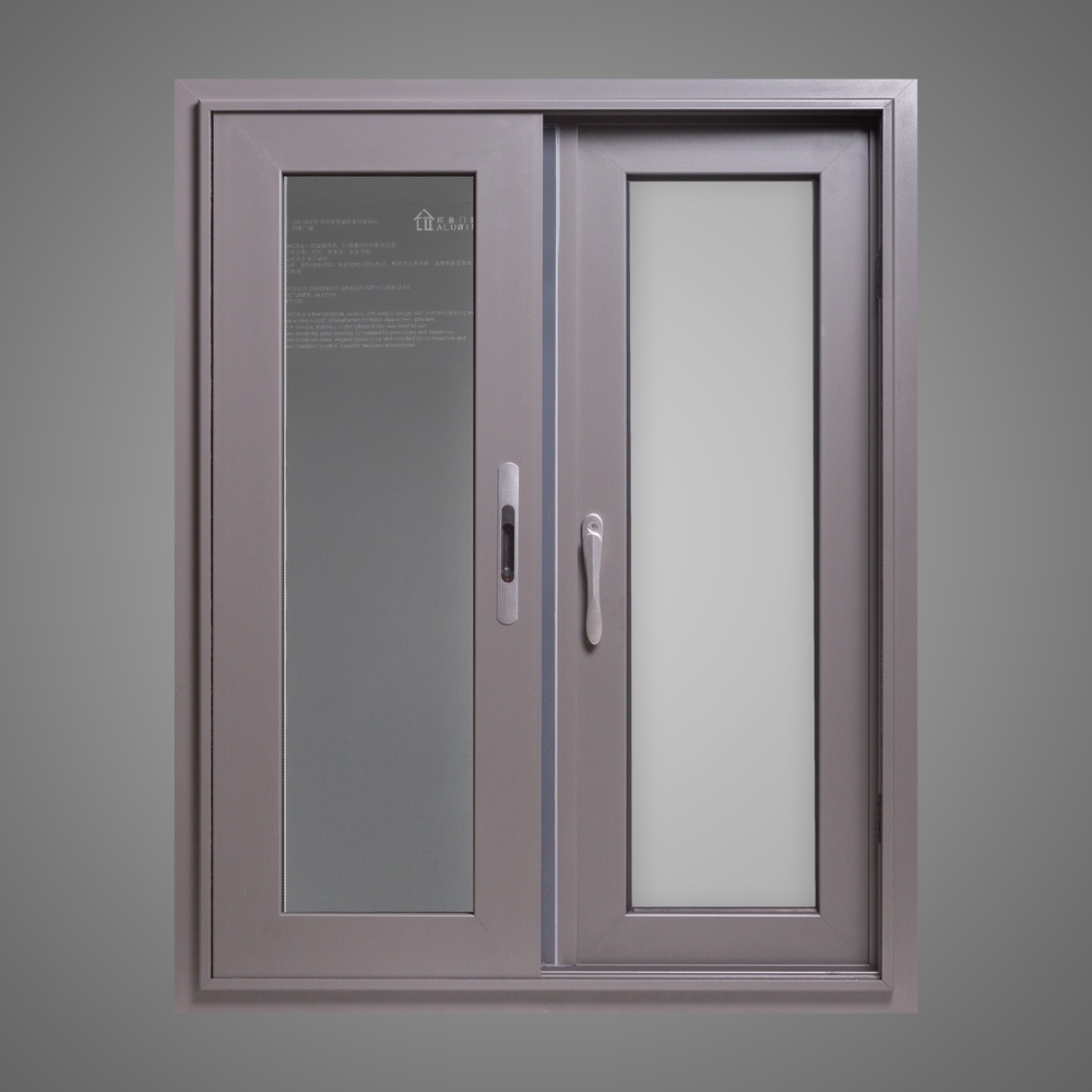 Aluminium thermal break casement window with screen（AL90）